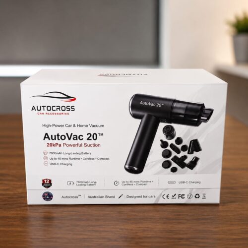 AutoVac 20™ – 20kPa Cordless Car & Home Vacuum & Blower