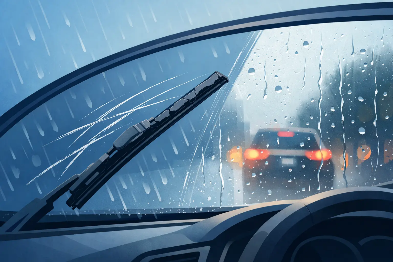 Can Worn Wipers Scratch a Windscreen? Yes.
