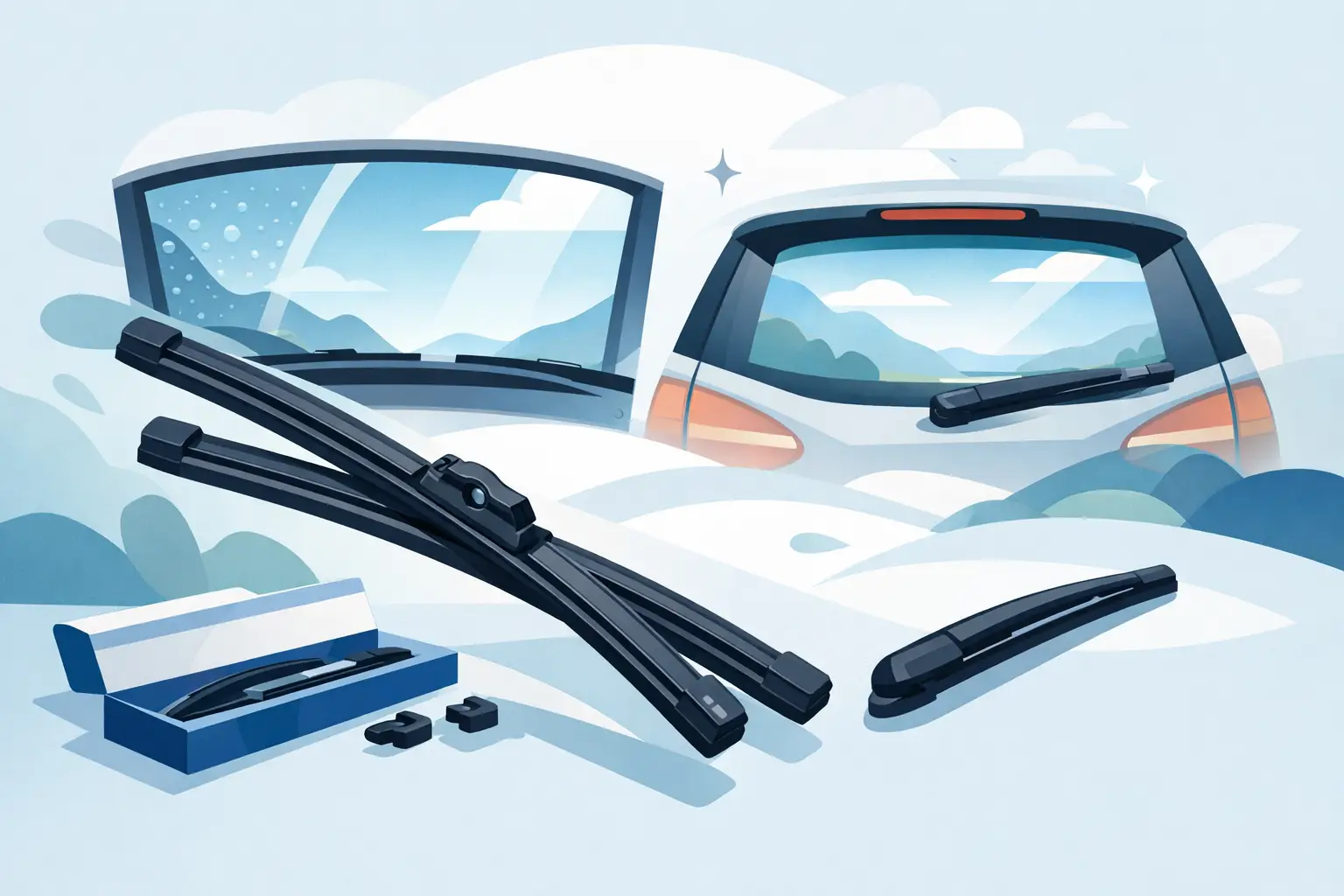 Choose a Front and Rear Wiper Blade Kit