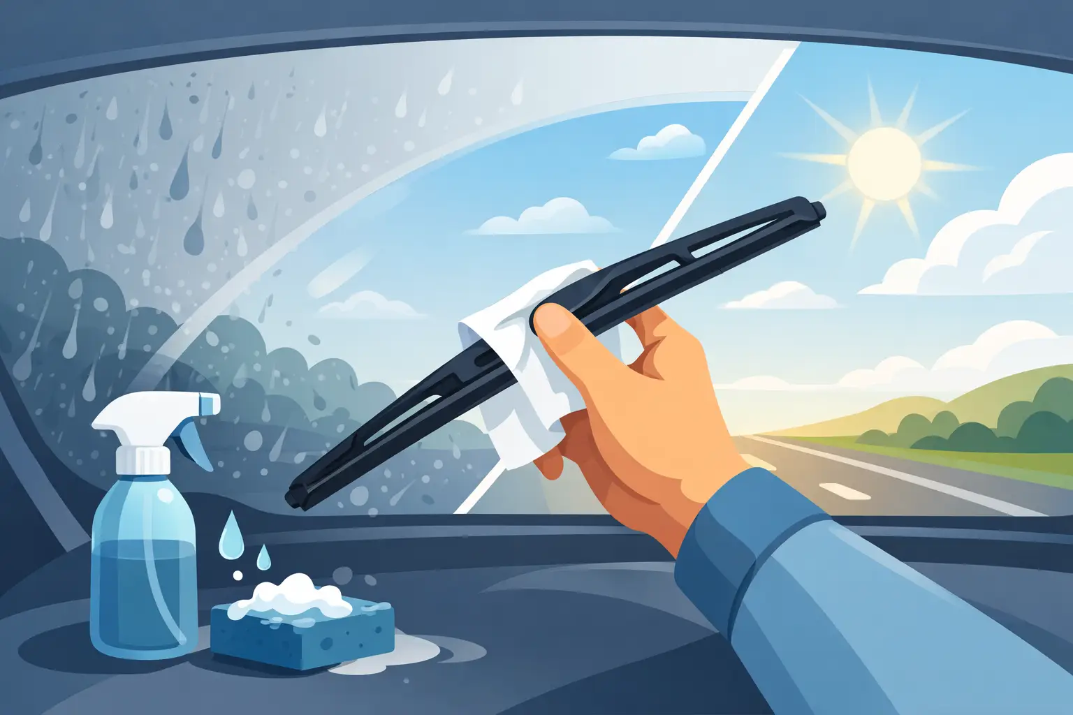 How to Clean Wiper Blades for Clearer Views