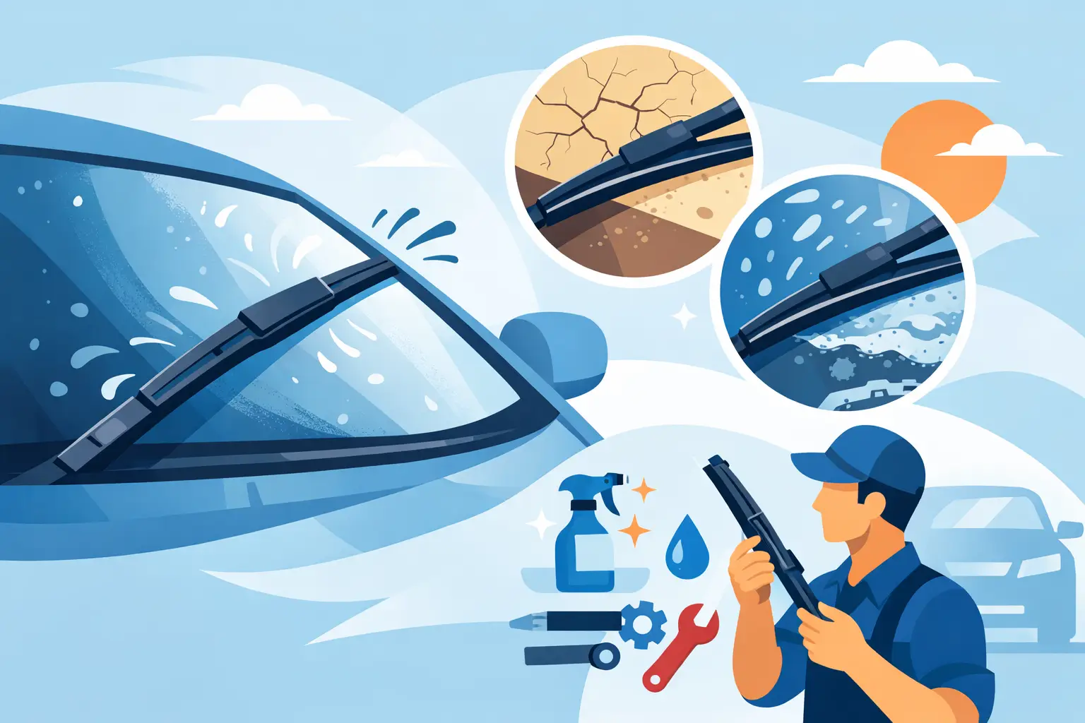Why Do Wiper Blades Squeak? Causes and Fixes