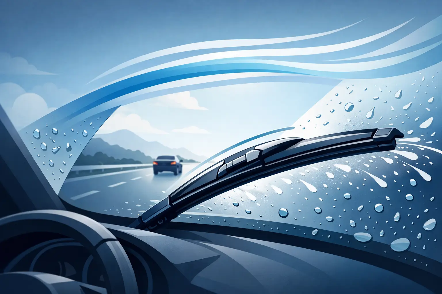 Aerodynamic Wiper Blades for Clearer Driving