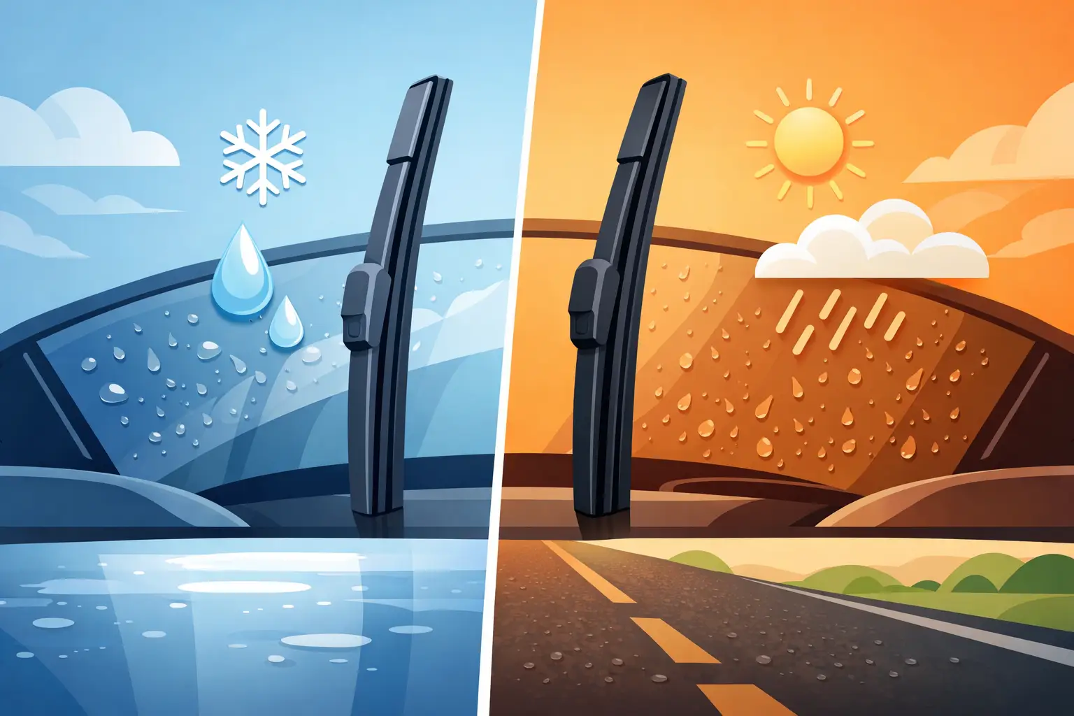 Silicone Versus Rubber Wipers Compared for Drivers